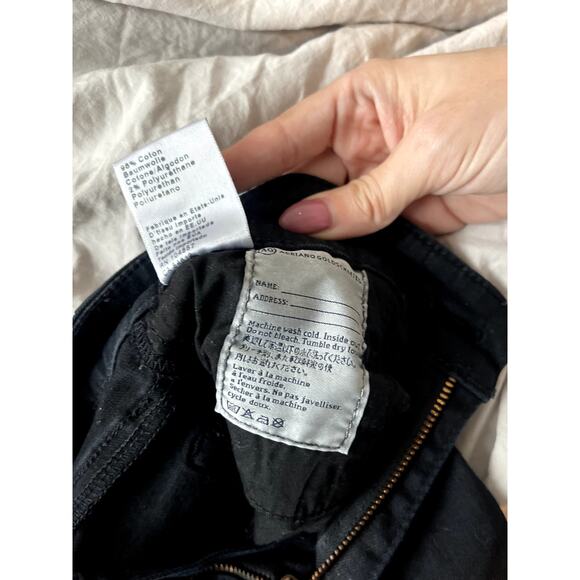 Alexa Chung x AG High Waist Black Skinny Jeans - 24 - Picture 9 of 12